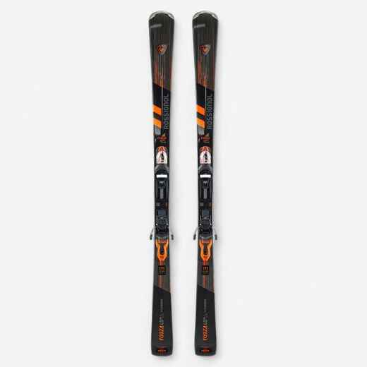 
      MEN'S DOWNHILL SKI WITH BINDINGS -ROSSIGNOL FORZA 128 40° - BLACK ORANGE
  